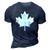 Canadian Flag Women Men Kids Maple Leaf Canada Day 3D Print Casual Tshirt Navy Blue