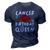 Cancer Birthday Queen Red Lips 3D Print Casual Tshirt Navy Blue