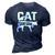 Cat Gam Gam Kitten Pet Owner Meow 3D Print Casual Tshirt Navy Blue