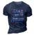 Donald Trump 2024 Election Gop 3D Print Casual Tshirt Navy Blue