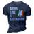 Drink Like A Gallagher St Patricks Day Beer  Drinking  3D Print Casual Tshirt Navy Blue