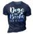 Funny Book Lovers Reading Lovers Dogs Books And Dogs  3D Print Casual Tshirt Navy Blue