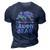 Funny Grammy Bear Mothers Day Floral Matching Family Outfits 3D Print Casual Tshirt Navy Blue