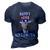 Funny Joe Biden Happy Halloween For Fourth Of July V2 3D Print Casual Tshirt Navy Blue