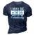 Funny Nerd &8211 I May Be Nerdy But Only Periodically 3D Print Casual Tshirt Navy Blue