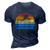 Funny Retro Scuba Diving Graphic Design Printed Casual Daily Basic 3D Print Casual Tshirt Navy Blue