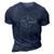 God Will Direct Your Path Compass Religion Christian 3D Print Casual Tshirt Navy Blue