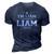 Im Liam Doing Liam Things 3D Print Casual Tshirt Navy Blue