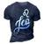 Leo Zodiac Birthday July August 3D Print Casual Tshirt Navy Blue