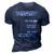 Respect My Right 3D Print Casual Tshirt Navy Blue