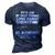 Smart Persons Sport Front 3D Print Casual Tshirt Navy Blue