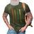 Baseball Women Men Kids Vintage Baseball Graphic 3D Print Casual Tshirt Army Green
