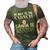 Be Nice To The Coach Santa Is Watching Funny Christmas 3D Print Casual Tshirt Army Green