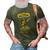 Bigfoot Playing Acoustic Guitar Musical Sasquatch Bigfoot 3D Print Casual Tshirt Army Green