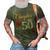 Chapter 50 Years Est 1972 50Th Birthday Red Rose Wine Crown 3D Print Casual Tshirt Army Green