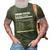 Cornish Pasties Nutrition Facts Funny 3D Print Casual Tshirt Army Green