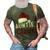 Fun Santa Hat Christmas Costume Family Matching Auntie Claus 3D Print Casual Tshirt Army Green