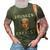 Funny Anti Biden Drunken Marxist Joe Biden 3D Print Casual Tshirt Army Green