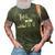 Halloween Funny Trick Or Treat Orange And White 3D Print Casual Tshirt Army Green