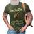 Im Just A Sweetheart 3D Print Casual Tshirt Army Green