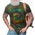 June 56 Years Old Since 1966 56Th Birthday Gifts Tie Dye 3D Print Casual Tshirt Army Green