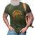 Keep Abortion Safe And Legal Feminist 3D Print Casual Tshirt Army Green