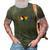 Lovely Lgbt Gay Pride Heartbeat Lesbian Gays Love Lgbtq Great Gift 3D Print Casual Tshirt Army Green