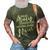 Military Mom Gift Army Funny Gift Proud Army National Guard Mom Cute Gift 3D Print Casual Tshirt Army Green