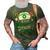 School Nurse Squad Irish Shamrock  Nurse St Patricks Day  3D Print Casual Tshirt Army Green