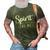 Spirit Lead Me God Christian Religious Jesus Christ Cute Gift 3D Print Casual Tshirt Army Green