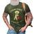 Stealing Hearts Blasting Farts Bichons Frise Valentines Day 3D Print Casual Tshirt Army Green