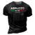 Abruzzo Italian Name Italy Flag Italia Family Surname 3D Print Casual Tshirt Vintage Black