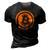 Bitcoin Logo Emblem Cryptocurrency Blockchains Bitcoin 3D Print Casual Tshirt Vintage Black