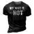Funny My Wife Is Hot Psychotic Distressed 3D Print Casual Tshirt Vintage Black