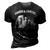 Granddad & Grandsons - Best Friends 3D Print Casual Tshirt Vintage Black