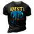 Mens Best Dad In The World For A Dad   3D Print Casual Tshirt Vintage Black