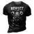 Respect Is Earned - Loyalty Is Returned 3D Print Casual Tshirt Vintage Black