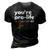 Youre Prolife Until They Are Born Poor Trans Gay Lgbt 3D Print Casual Tshirt Vintage Black