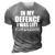 In My Defense I Was Left Unsupervised Retro Vintage Distress  3D Print Casual Tshirt Grey