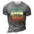 Pontoon Captain Retro Vintage Funny Boat Lake Outfit 3D Print Casual Tshirt Grey