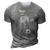 Soccer Gift Idea Fans- Sporty Dog Coach Hound 3D Print Casual Tshirt Grey