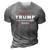 Trump 2024 Election | Take America Back 3D Print Casual Tshirt Grey