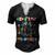 Happy Hispanic Heritage Month Latino Countries Flags  Men's Henley Button-Down 3D Print T-shirt Black