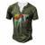 4Th Of July Im Just Here To Bang Us American Flag Patriotic Men's Henley T-Shirt Green