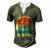 Leveling Up To Big Brother 2022 Funny Gamer Boys Kids Men  Men's Henley Button-Down 3D Print T-shirt Green