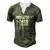 Mens Promoted To Daddy 2023 Soon To Be Daddy 2023 First Time Dad  Men's Henley Button-Down 3D Print T-shirt Green