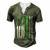 Mental Health Awareness Green Ribbon  V2 Men's Henley Button-Down 3D Print T-shirt Green
