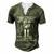 If Youre Going To Fight Front Men's Henley T-Shirt Green