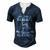 Fishing Escape From Reality Men's Henley T-Shirt Navy Blue