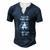 Hurry Up Inner Peace I Don&8217T Have All Day Meditation Men's Henley T-Shirt Navy Blue